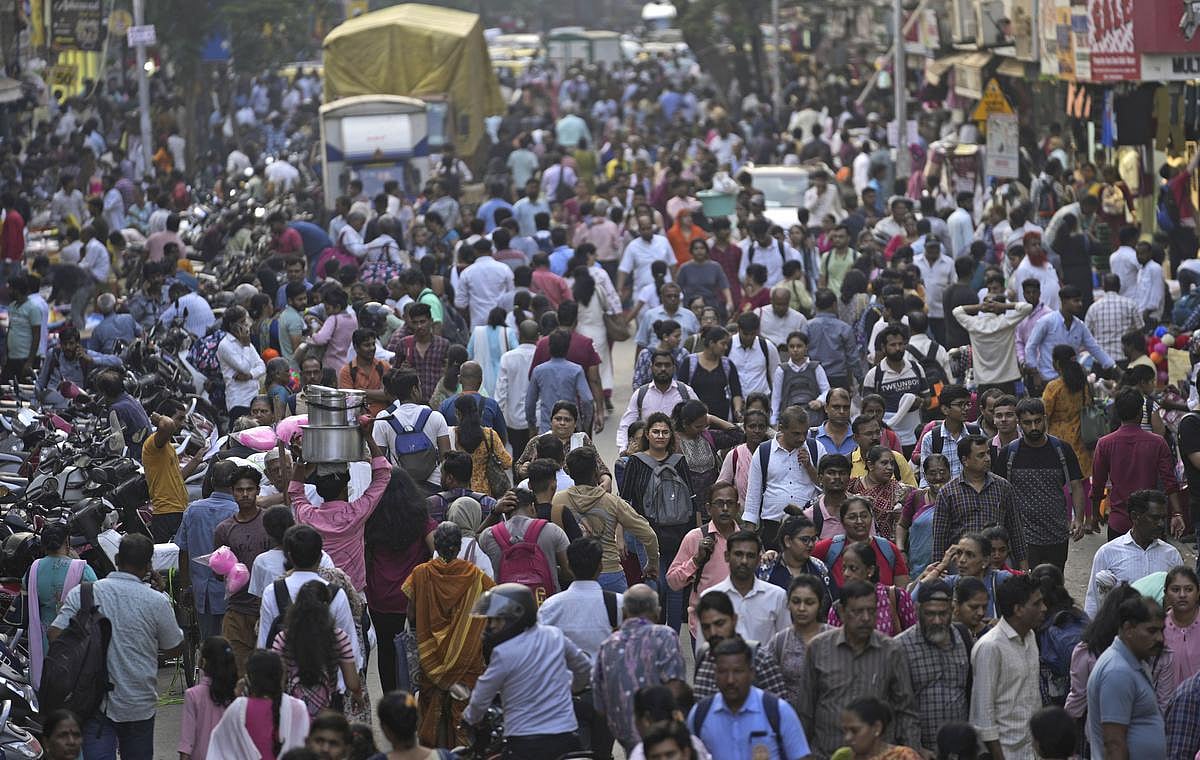 PTI : India's growing population.(Representational image) |